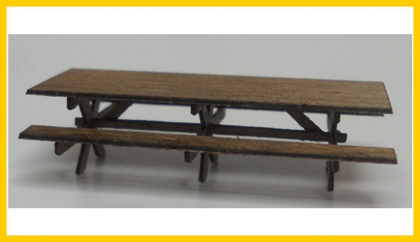 Phoenix Model Buildings 2515 - Picnic Tables – 6 Pack - HO Scale Kit